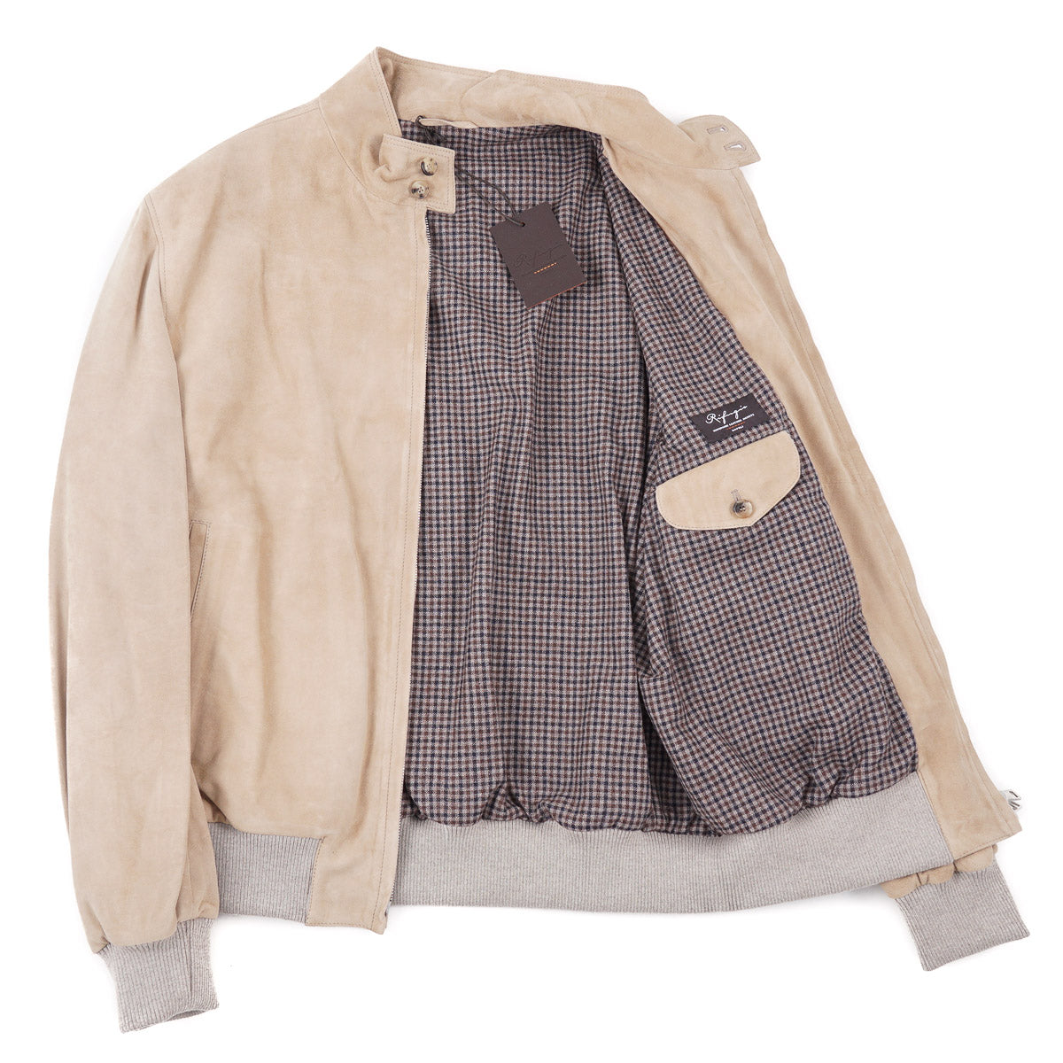 Rifugio Wool-Lined Suede Bomber Jacket - Top Shelf Apparel