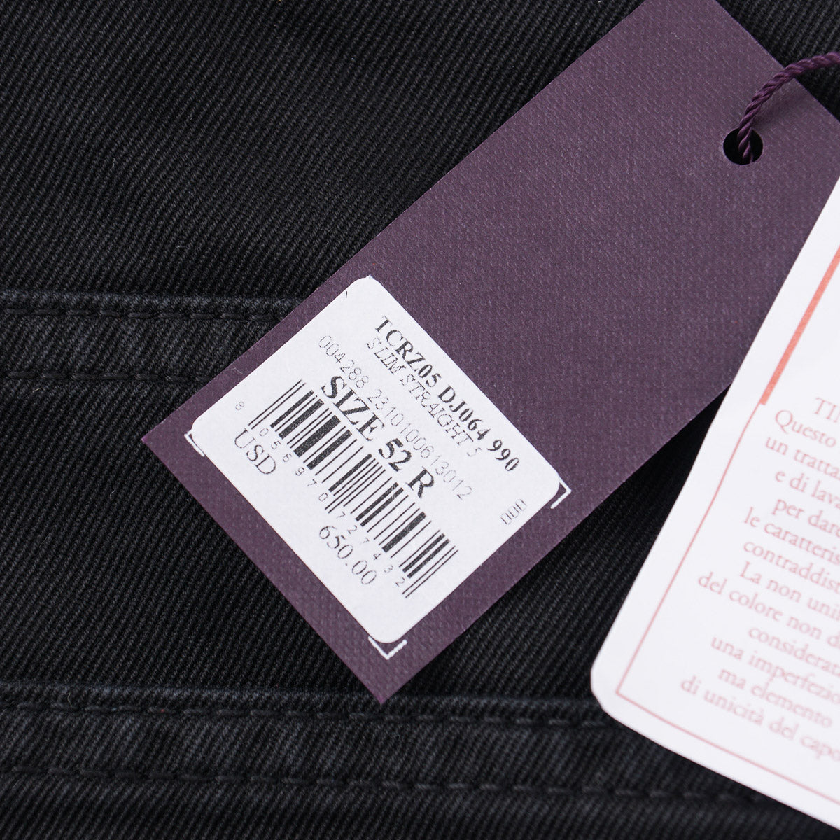 Isaia Slim-Fit Black Denim Jeans - Top Shelf Apparel
