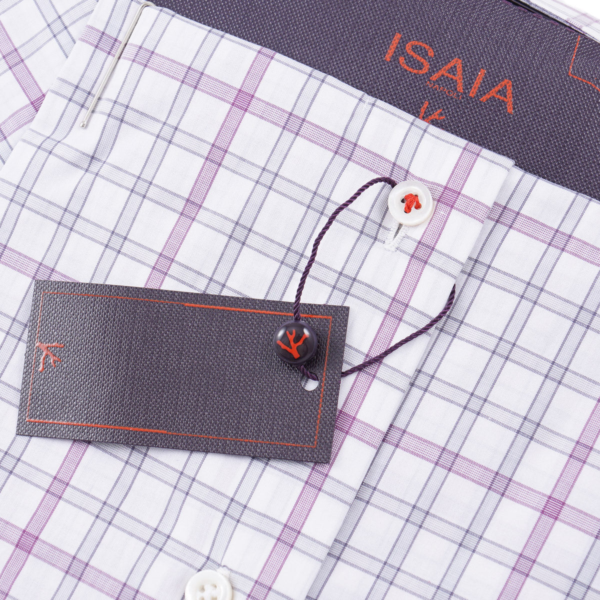 Isaia Tailored-Fit 'Mix' Cotton Shirt
