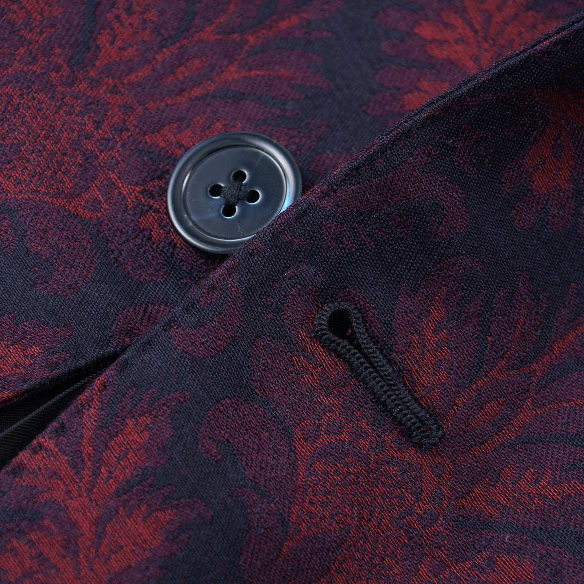 Isaia Slim-Fit Floral Brocade Formal Blazer - Top Shelf Apparel
