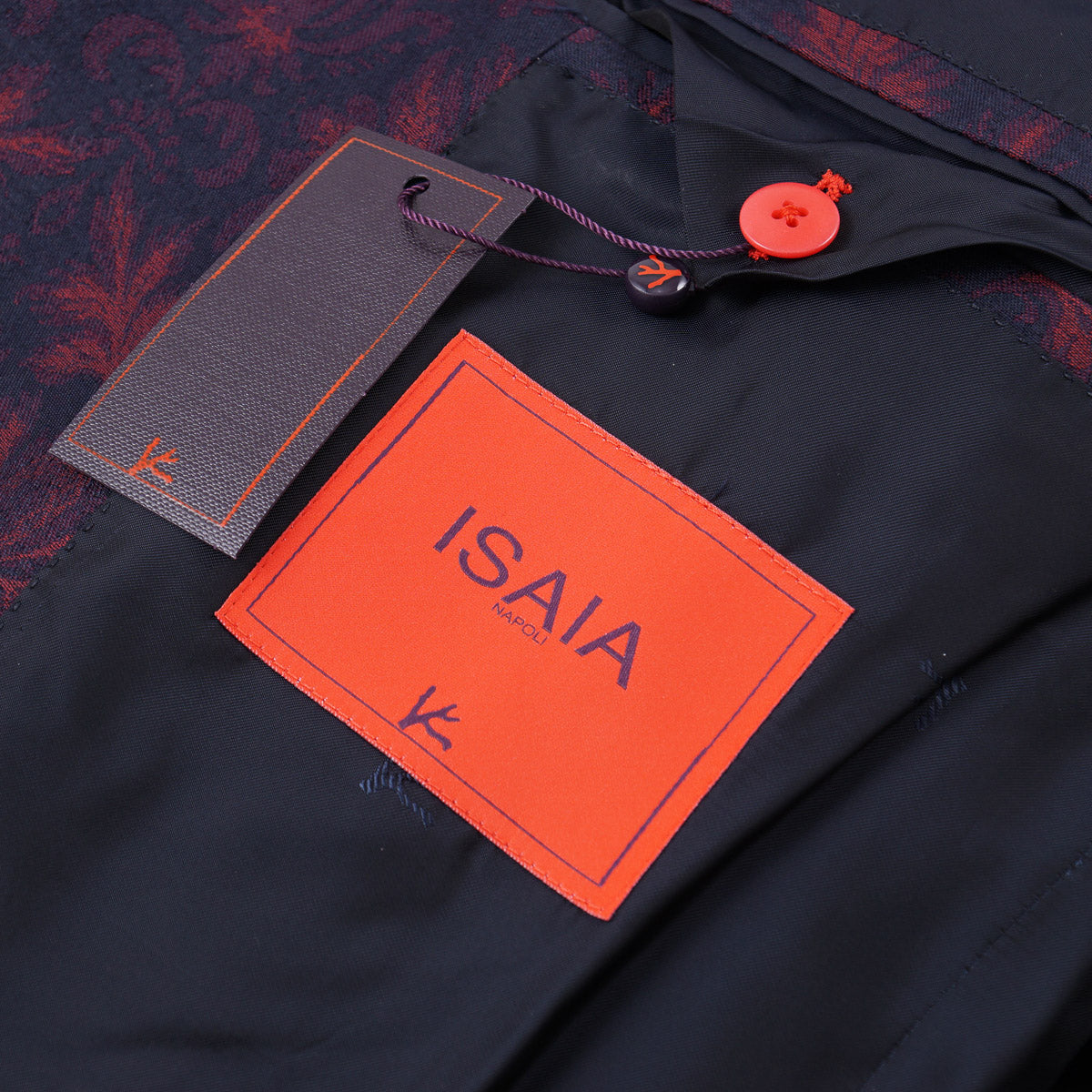 Isaia Slim-Fit Floral Brocade Formal Blazer - Top Shelf Apparel