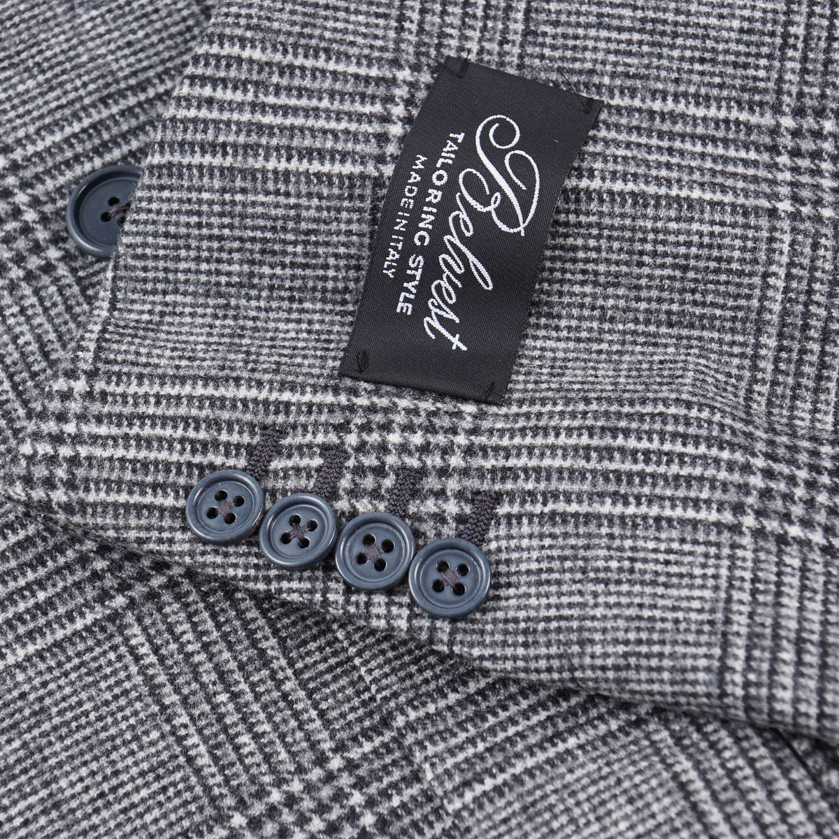 Belvest Slim-Fit Flannel Wool Suit