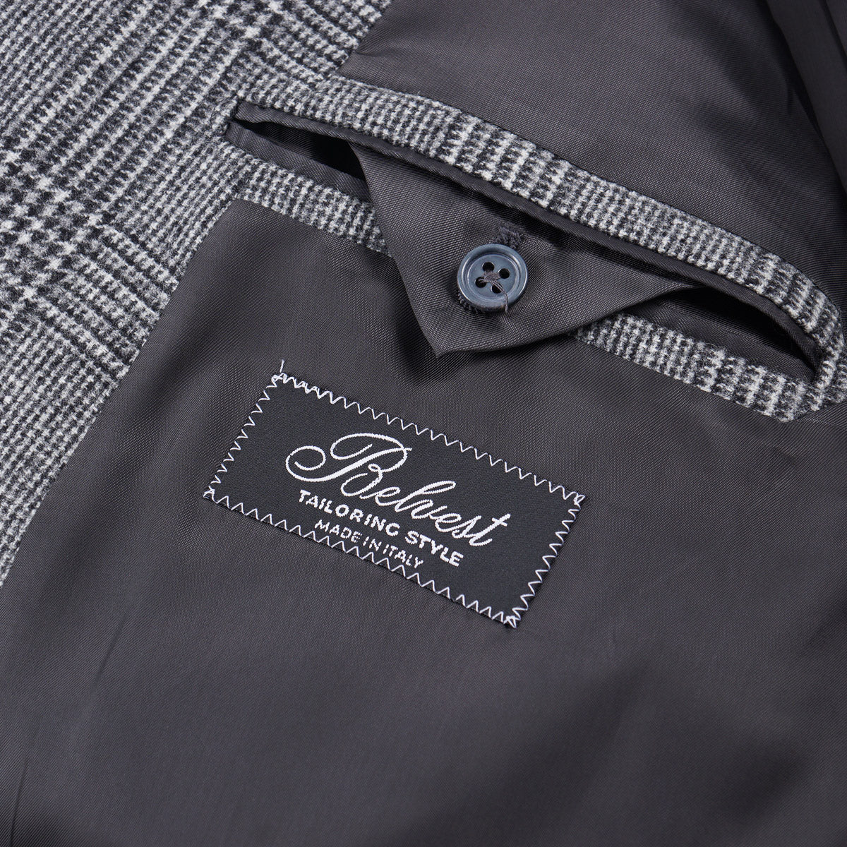Belvest Slim-Fit Flannel Wool Suit