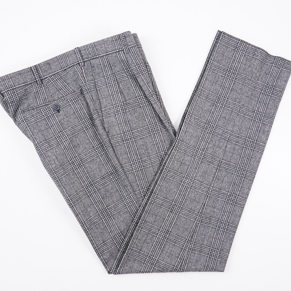 Belvest Slim-Fit Flannel Wool Suit