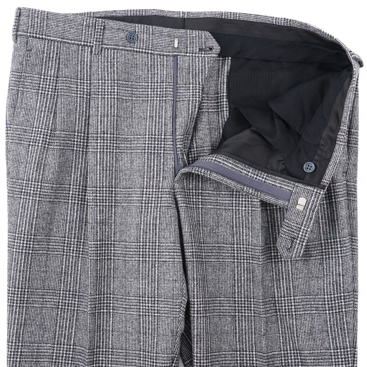 Belvest Slim-Fit Flannel Wool Suit