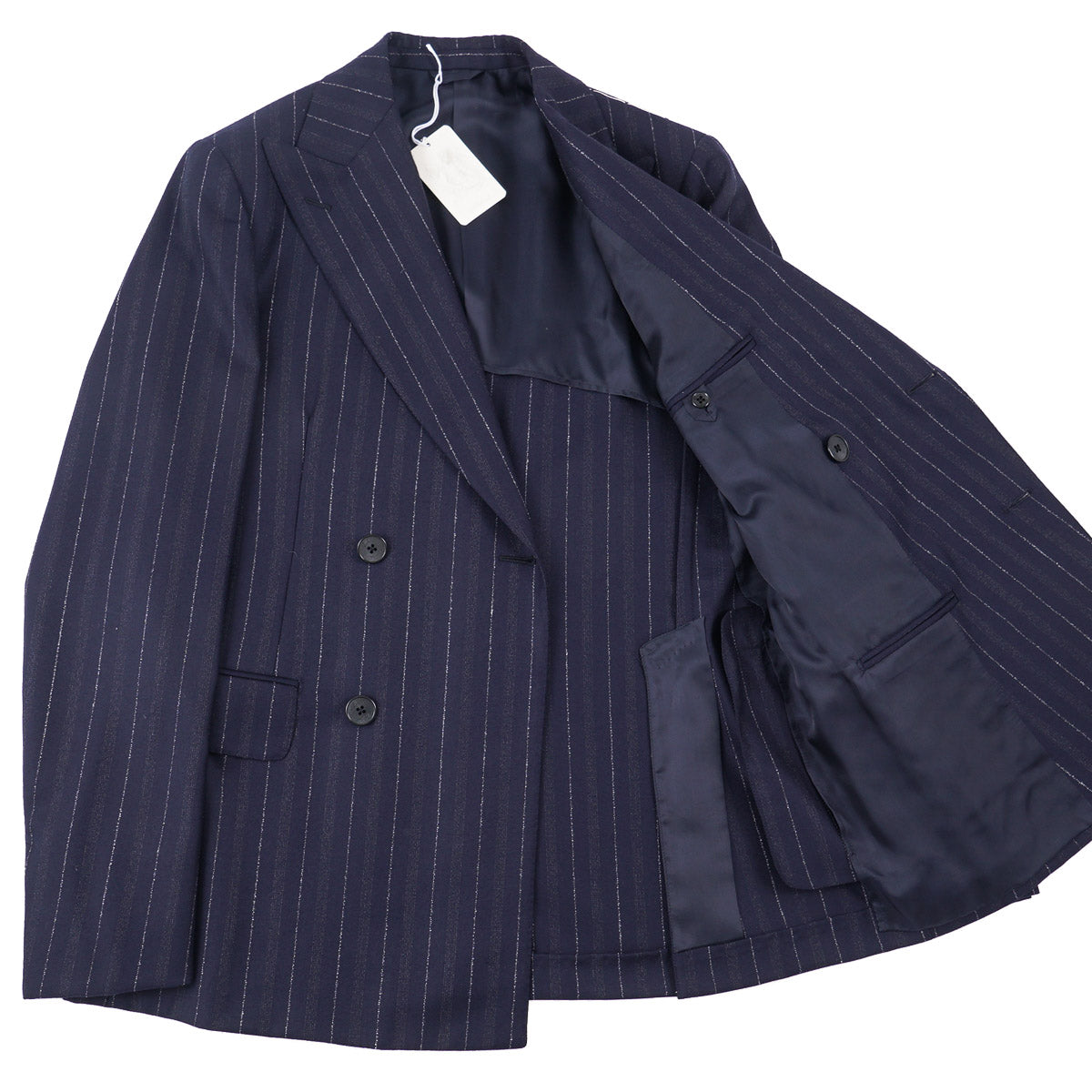 Belvest Tailored-Fit Wool Suit
