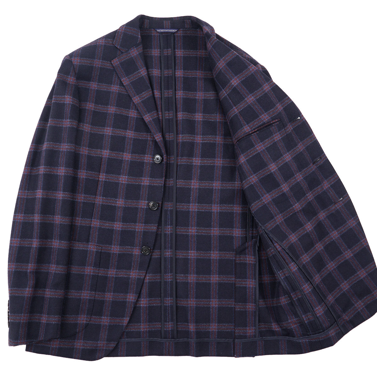 Belvest Soft-Constructed Wool Sport Coat
