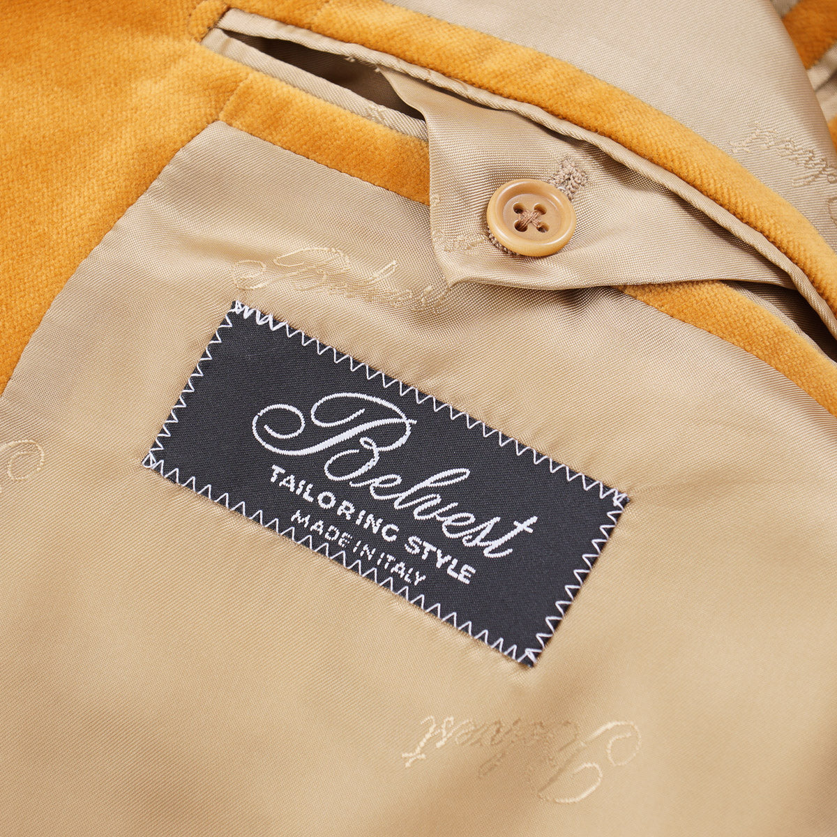 Belvest Plush Velvet Cotton Suit