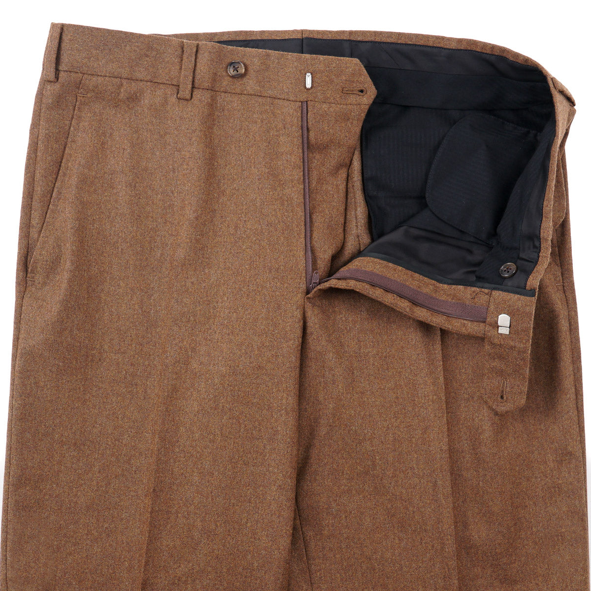 Belvest Soft-Constructed Flannel Suit