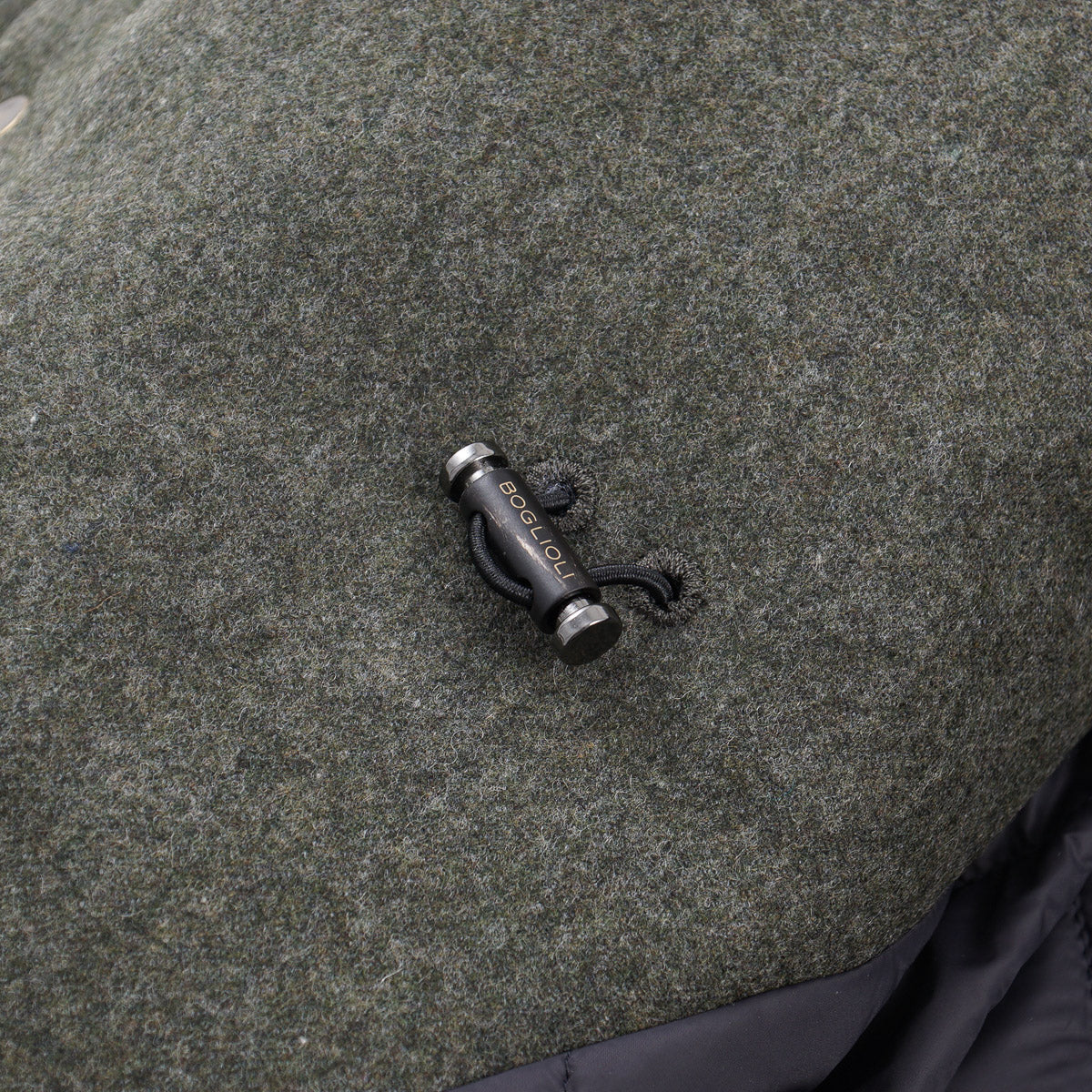 Boglioli Padded Flannel Wool Hooded Parka