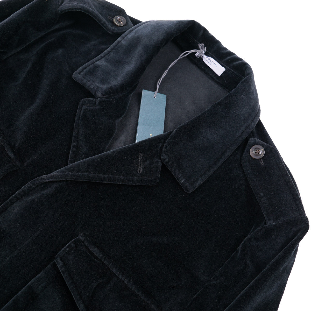 Boglioli Velvet Cotton Field Jacket