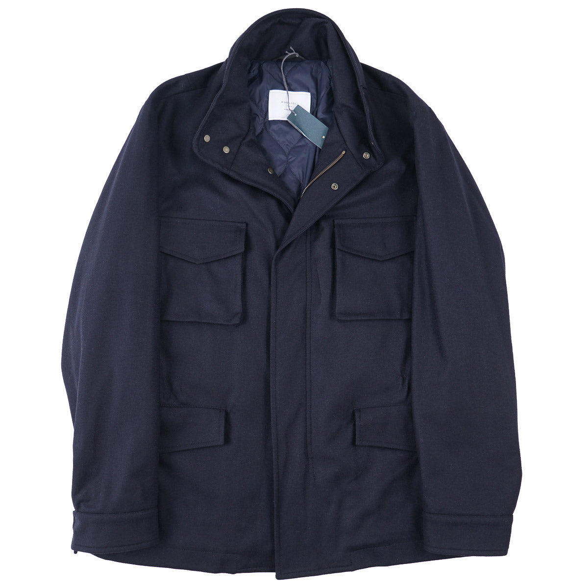 Boglioli Padded Insulated Wool Field Jacket