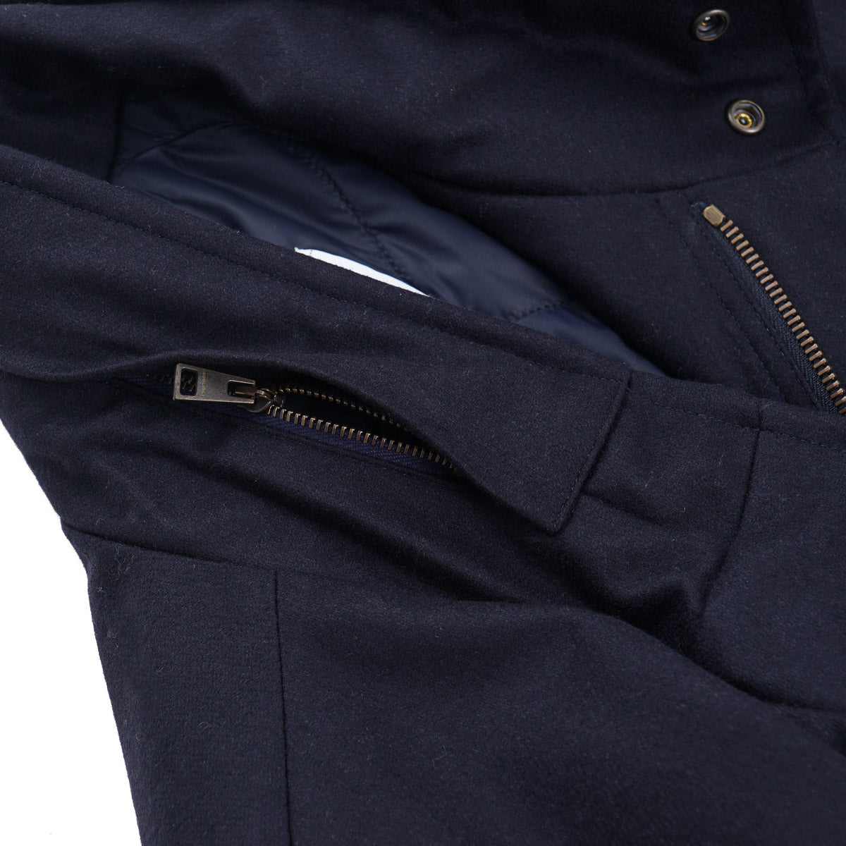Boglioli Padded Insulated Wool Field Jacket