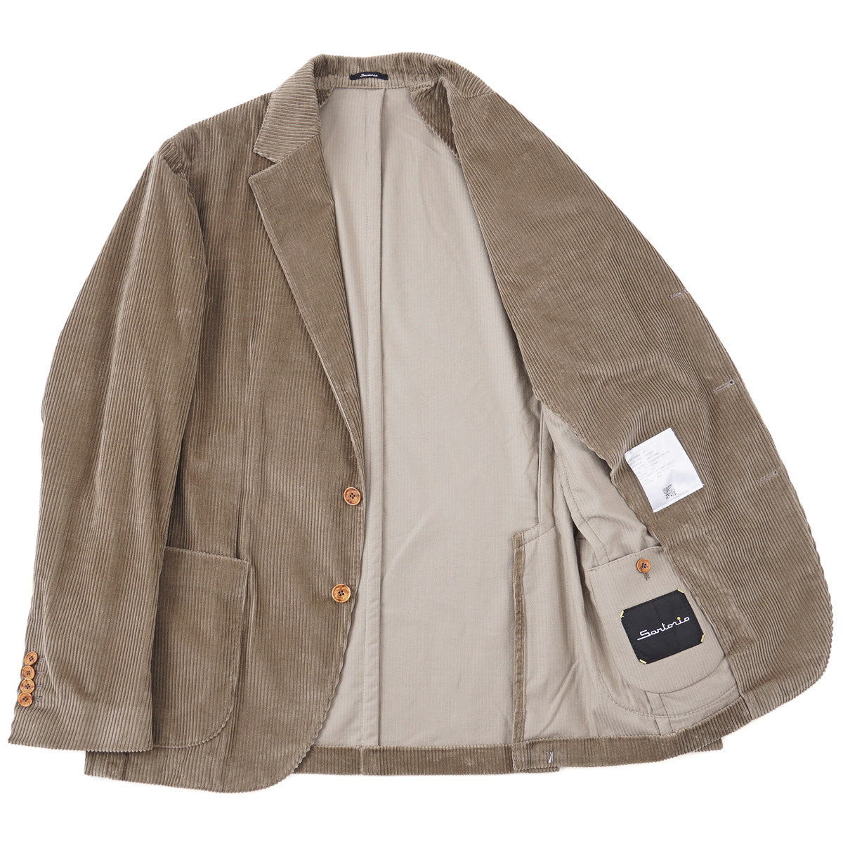 Sartorio Soft-Constructed Corduroy Suit