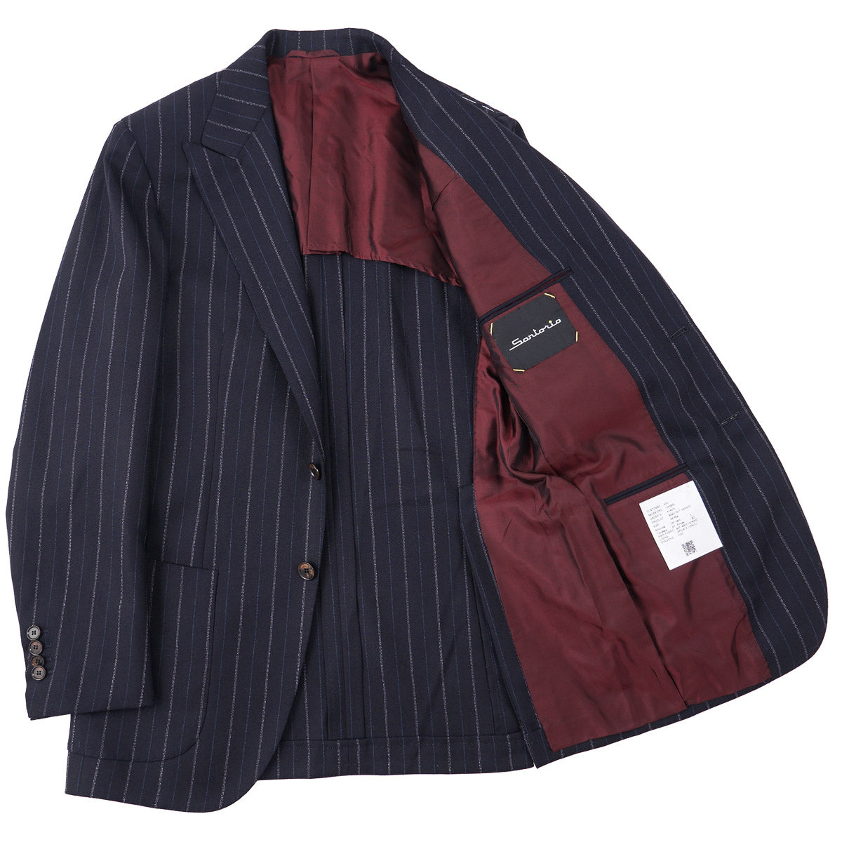 Sartorio Peak Lapel Wool Suit