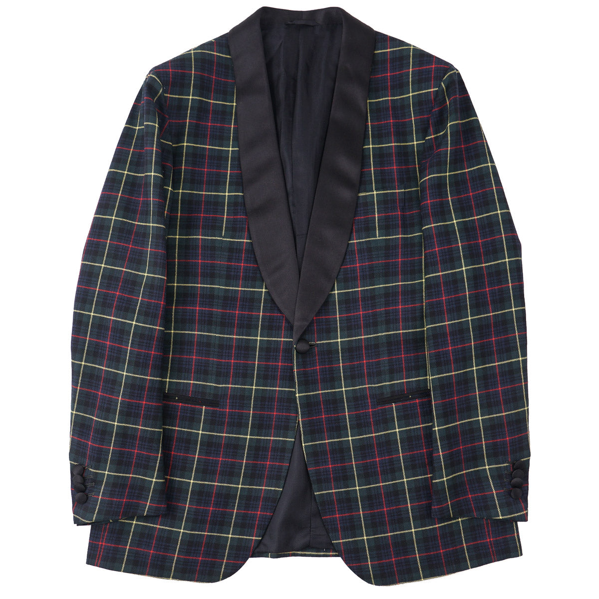 Sartorio Tartan Plaid Wool Tuxedo