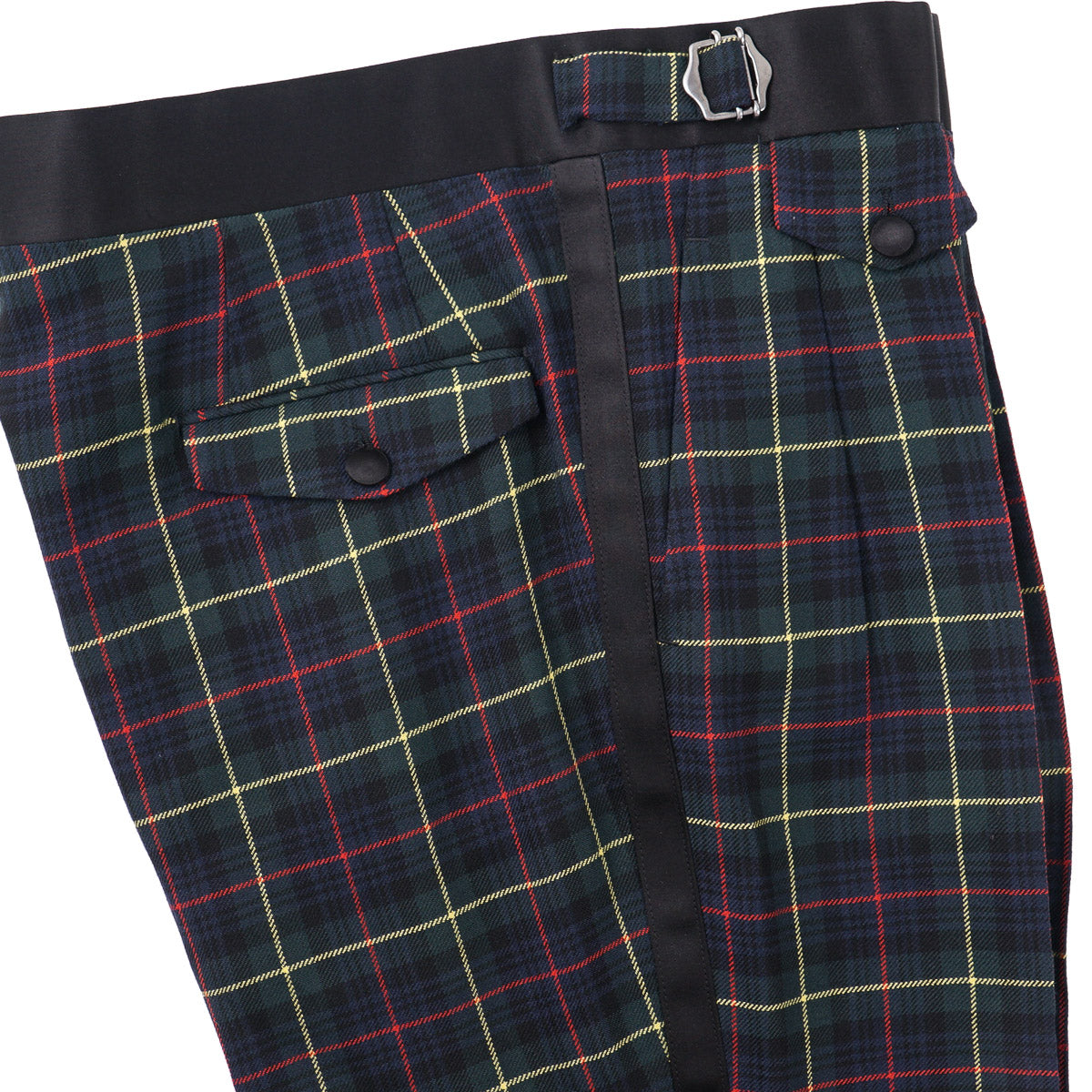 Sartorio Tartan Plaid Wool Tuxedo
