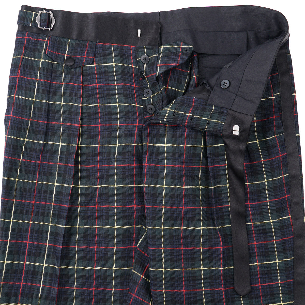 Sartorio Tartan Plaid Wool Tuxedo