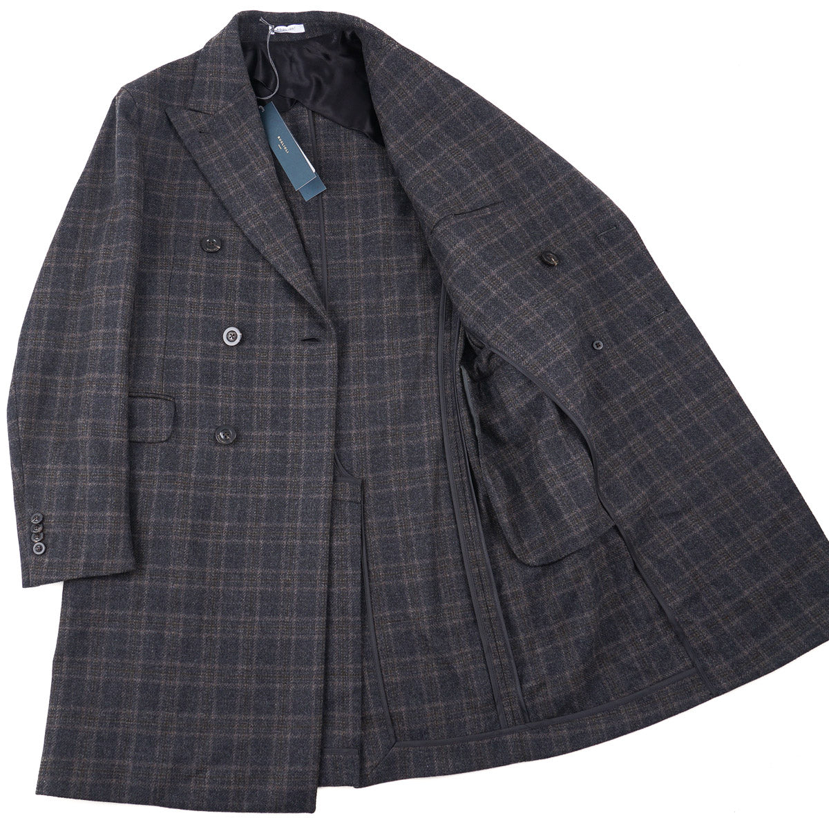 Boglioli Soft Brushed Wool Overcoat