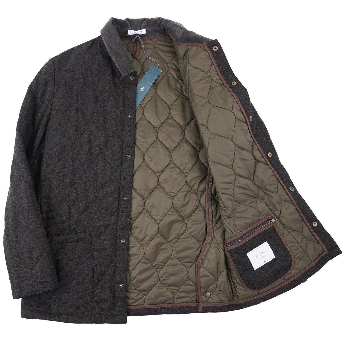 Boglioli Quilted Wool 'Mondadori' Jacket