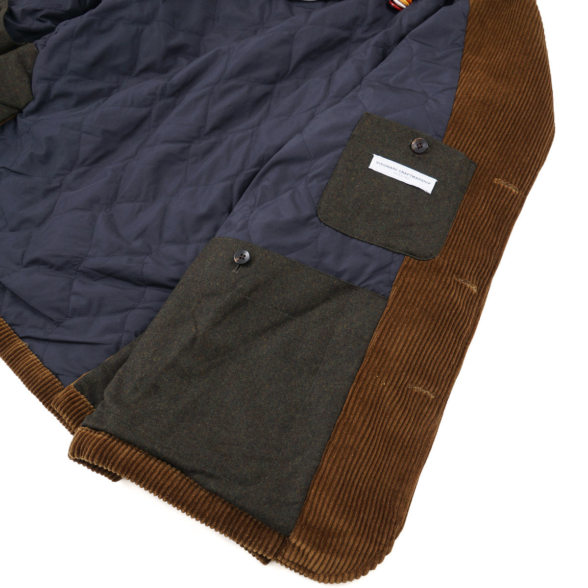 Boglioli Padded Insulated Corduroy Field Blazer
