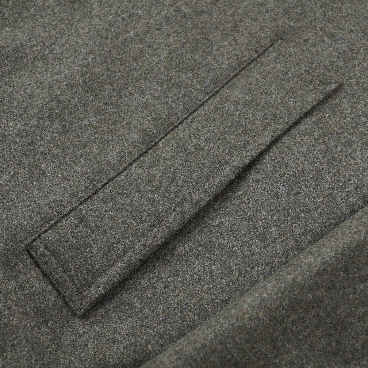 Boglioli Padded Flannel Wool Hooded Parka