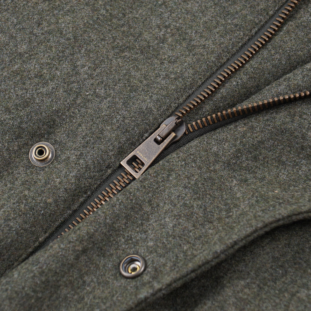 Boglioli Padded Flannel Wool Hooded Parka