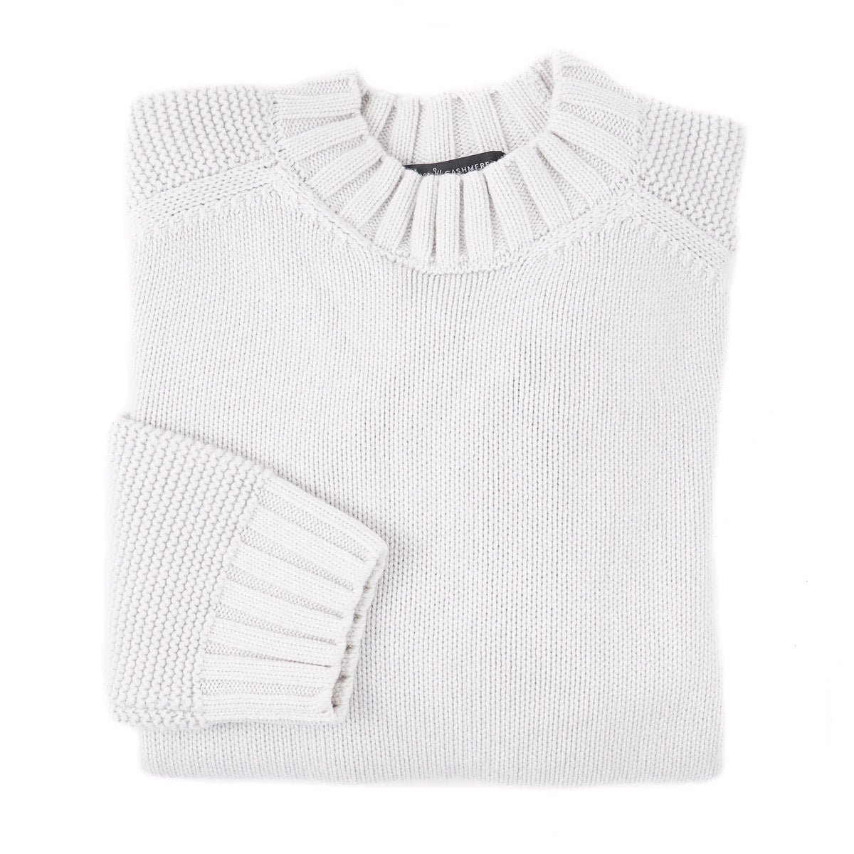 Manrico Thick Patterned Knit Cashmere Sweater - Top Shelf Apparel