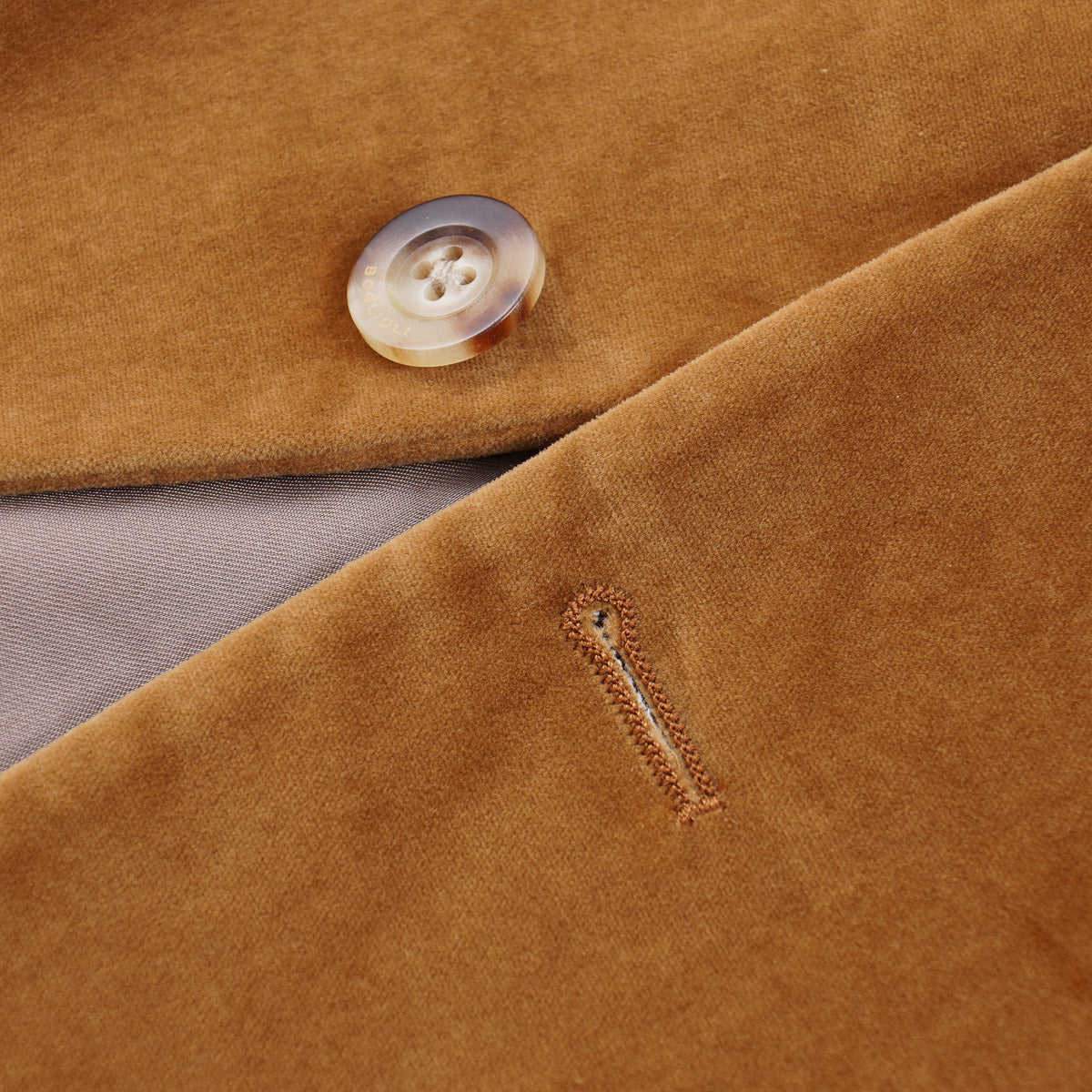 Boglioli Peak Lapel Velvet Blazer