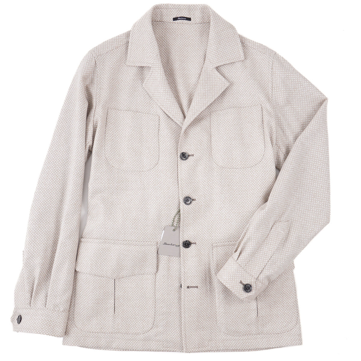 Sartorio Soft Wool-Silk Field Jacket