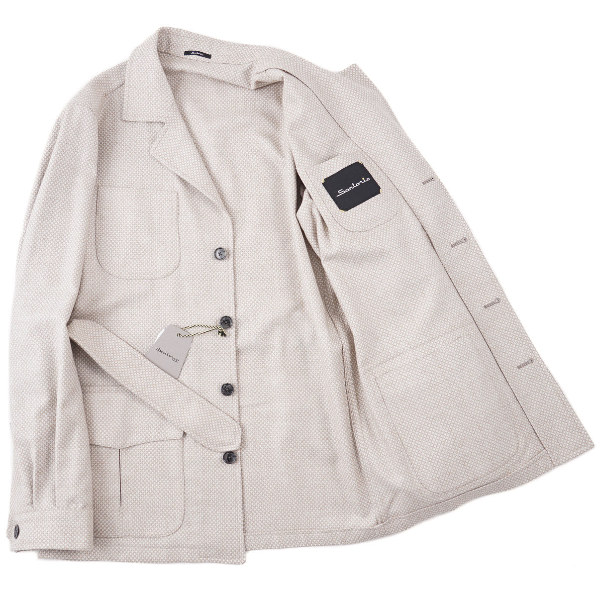 Sartorio Soft Wool-Silk Field Jacket
