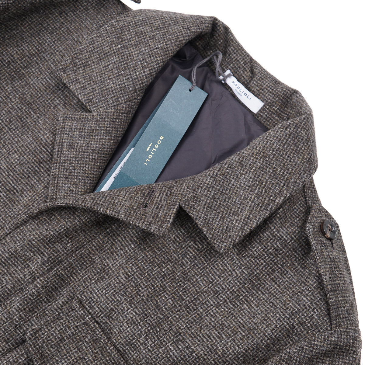Boglioli Padded Flannel Wool Field Jacket