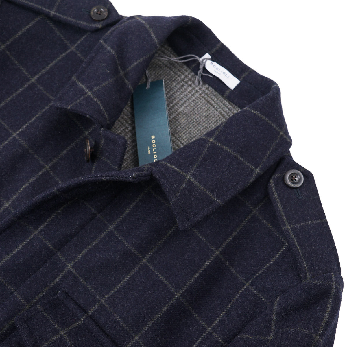 Boglioli Soft Flannel Wool Field Jacket