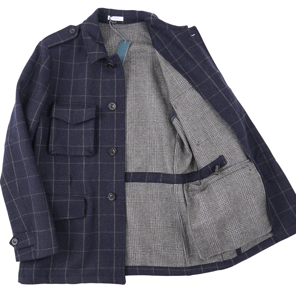 Boglioli Soft Flannel Wool Field Jacket