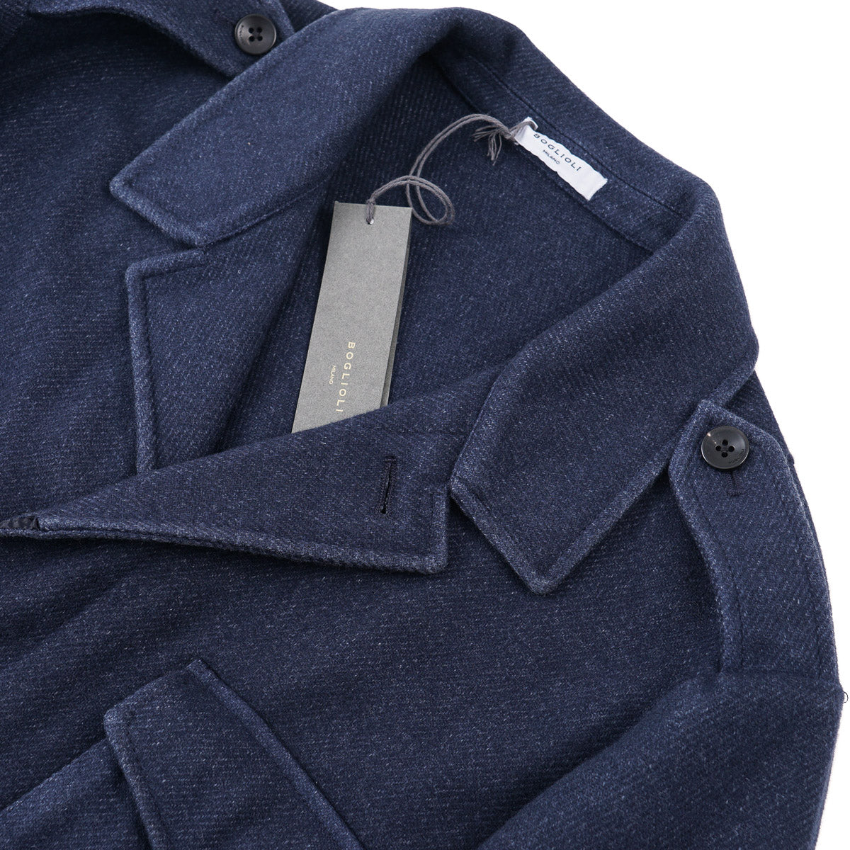 Boglioli Soft-Woven Wool Field Jacket