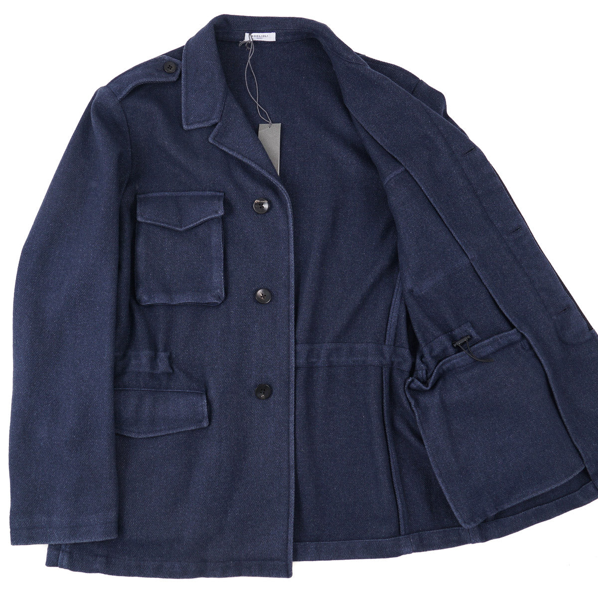 Boglioli Soft-Woven Wool Field Jacket