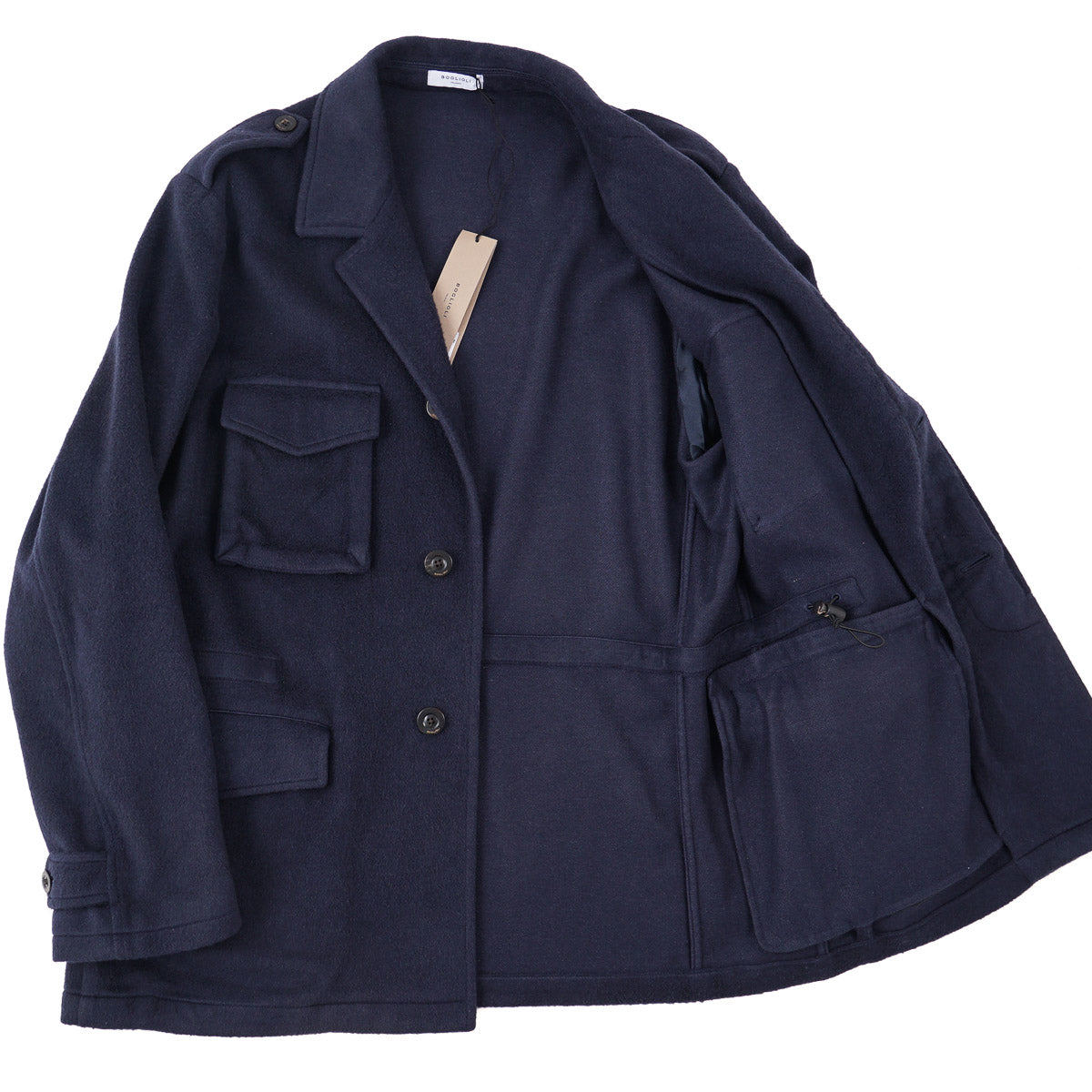 Boglioli Soft Flannel Cashmere Field Jacket