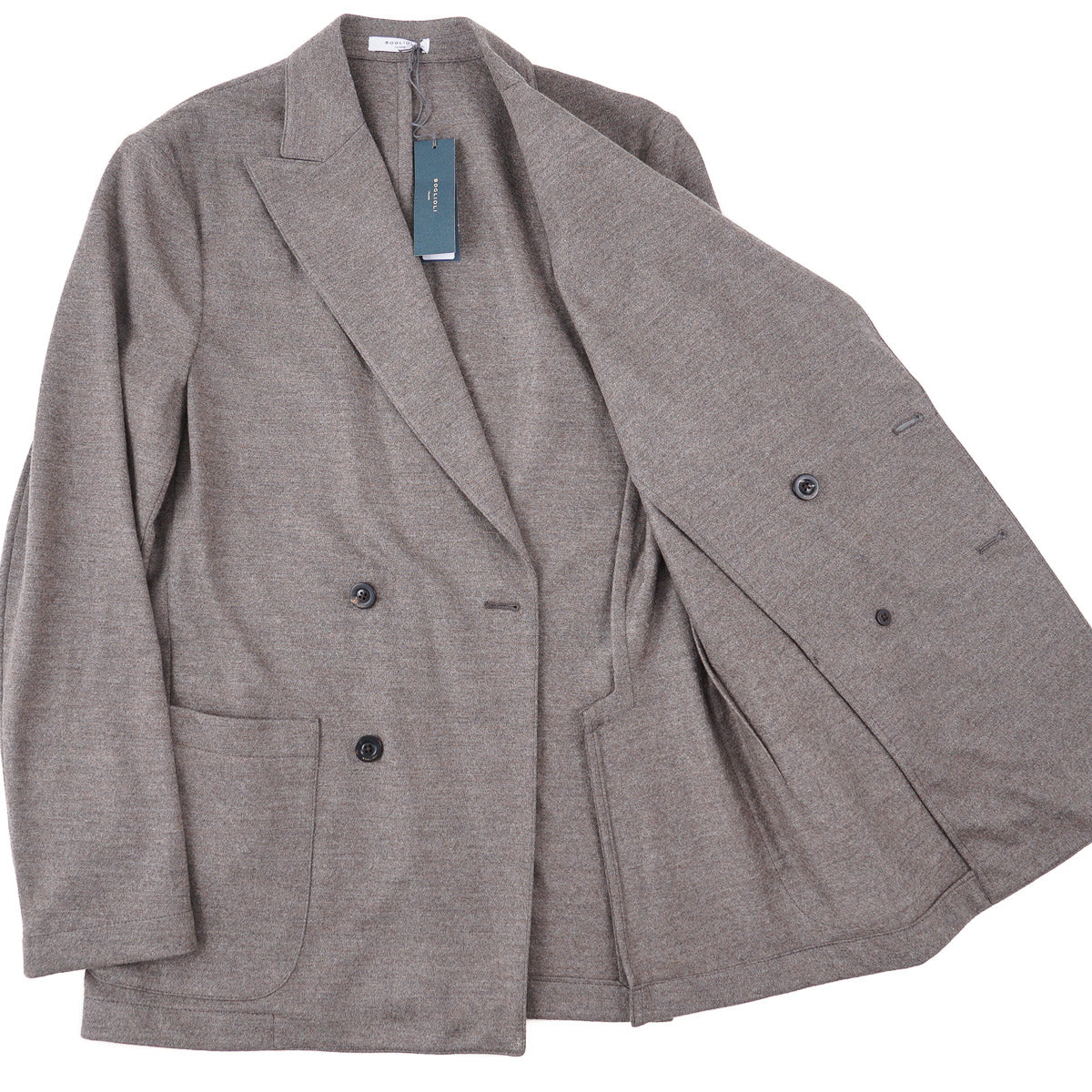 Boglioli Soft Jersey Flannel Wool Blazer