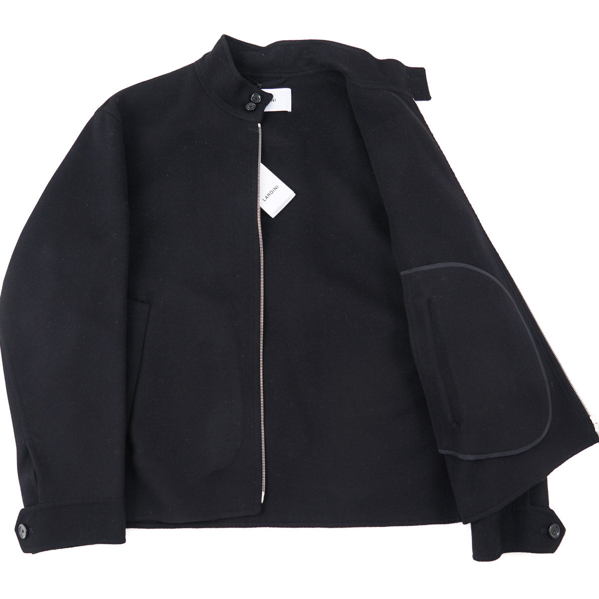 Lardini Flannel Wool Bomber Jacket - Top Shelf Apparel