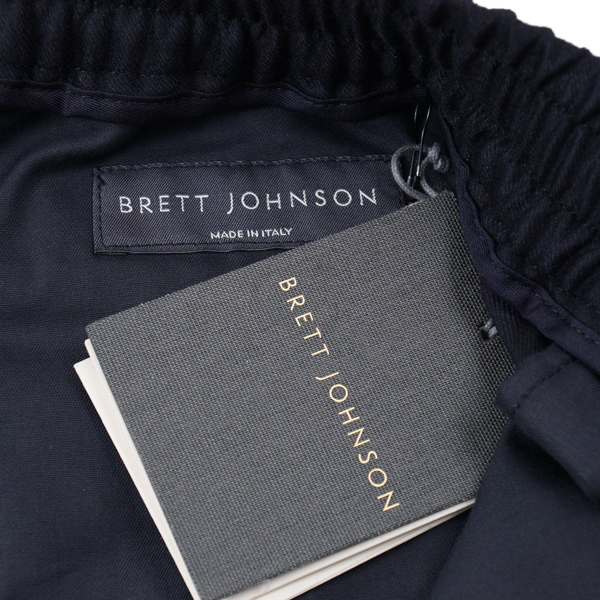 Brett Johnson Wool-Silk Drawstring Pants