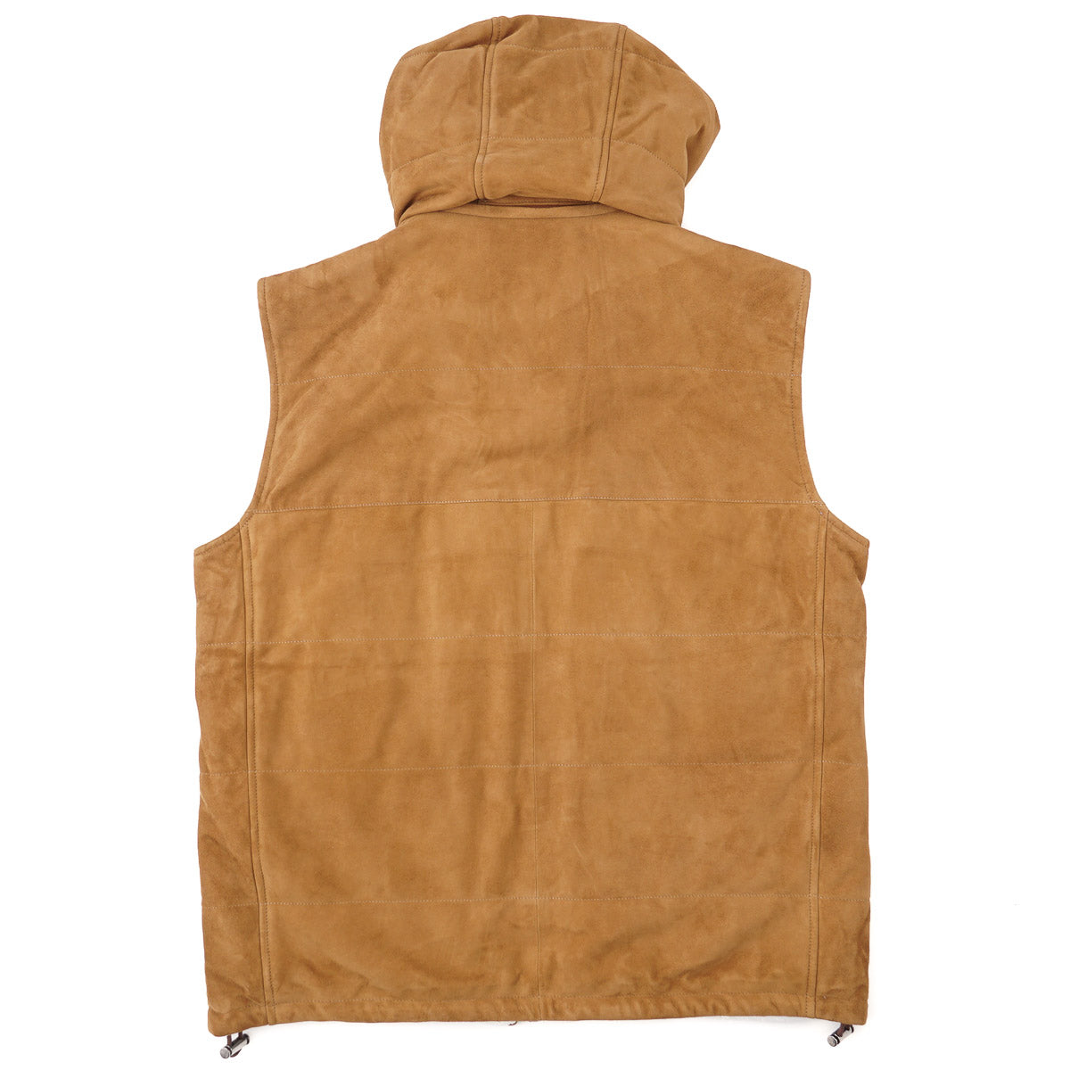 Manto Lambskin Suede Vest with Hood