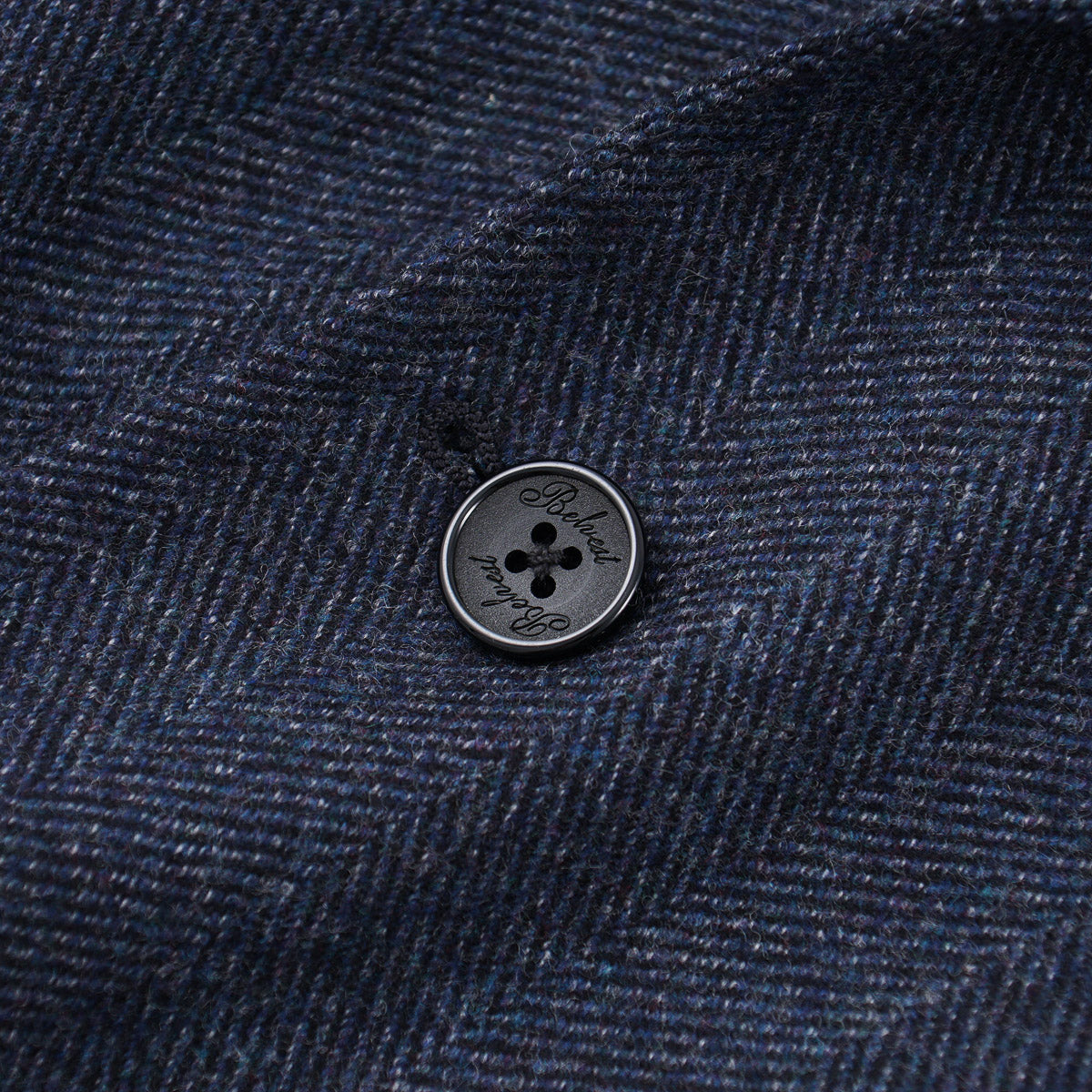 Belvest Soft Herringbone Wool Sport Coat