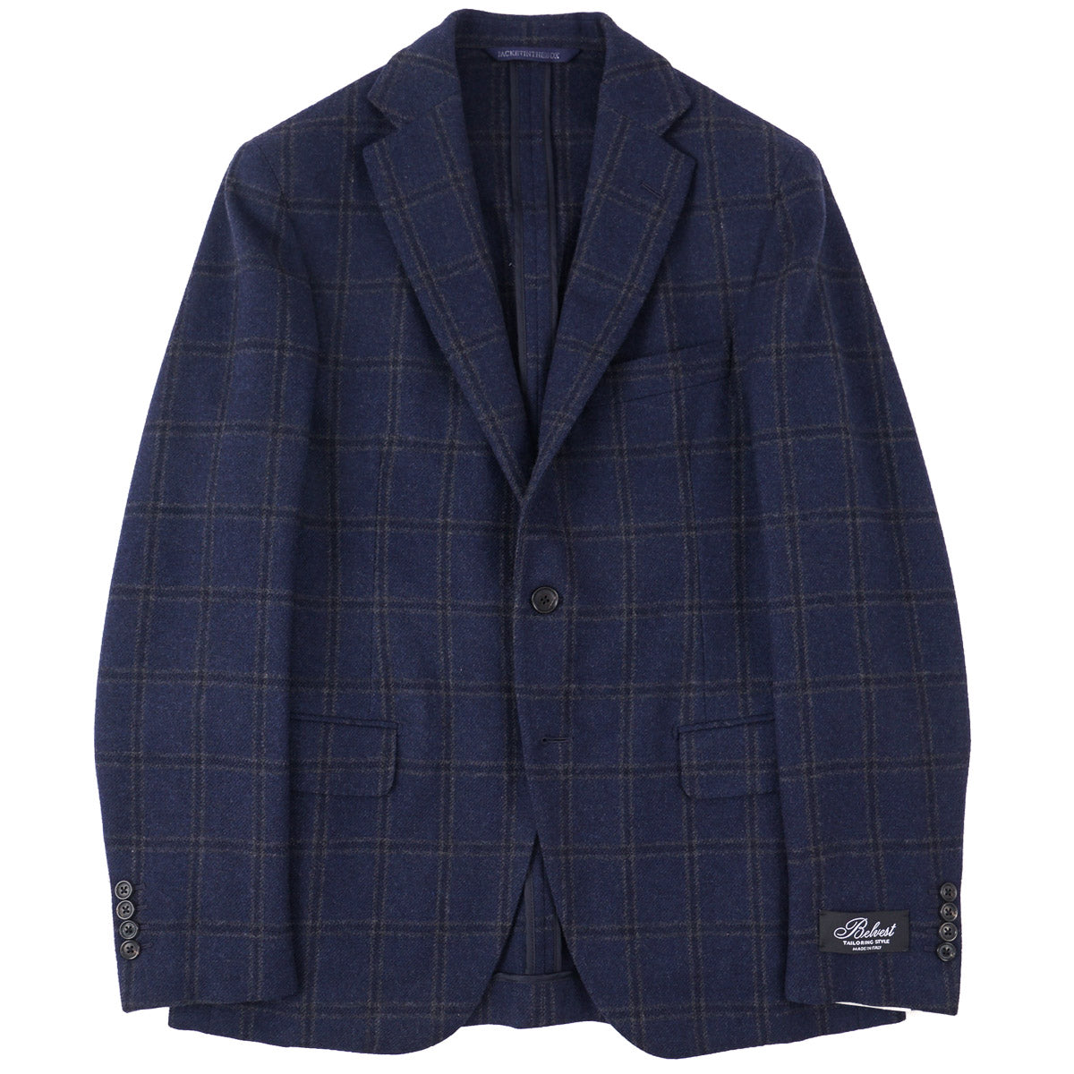 Belvest Soft-Constructed Wool Sport Coat
