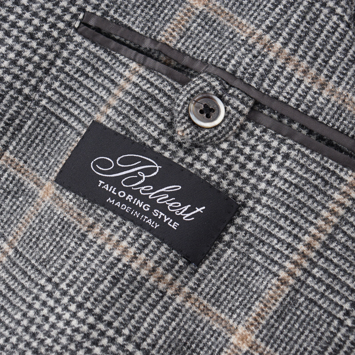 Belvest Soft-Constructed Wool Sport Coat