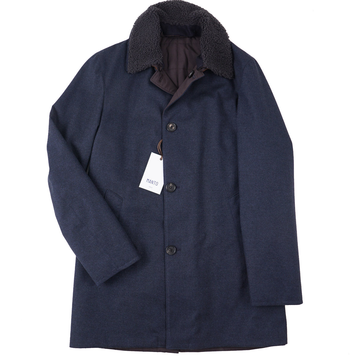 Manto Reversible Cashmere Overcoat