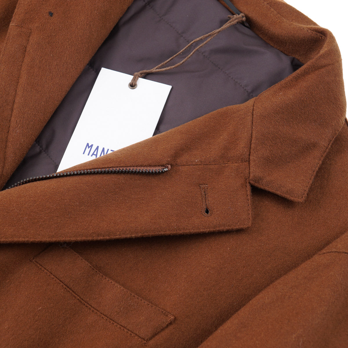 Manto Flannel Cashmere Outerwear Blazer