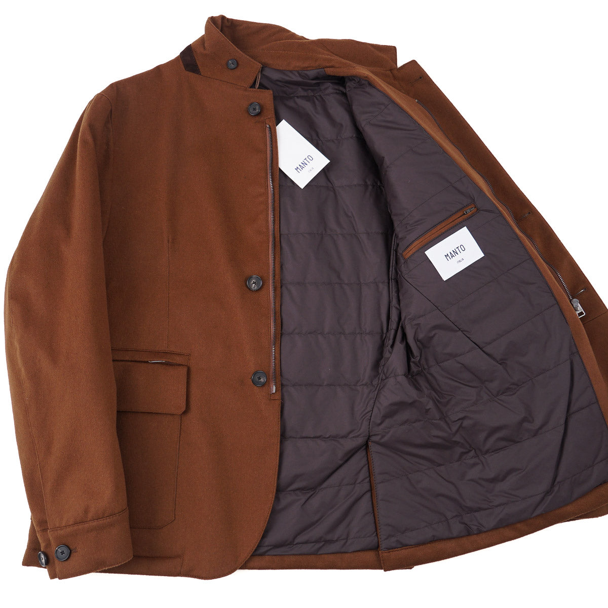 Manto Flannel Cashmere Outerwear Blazer