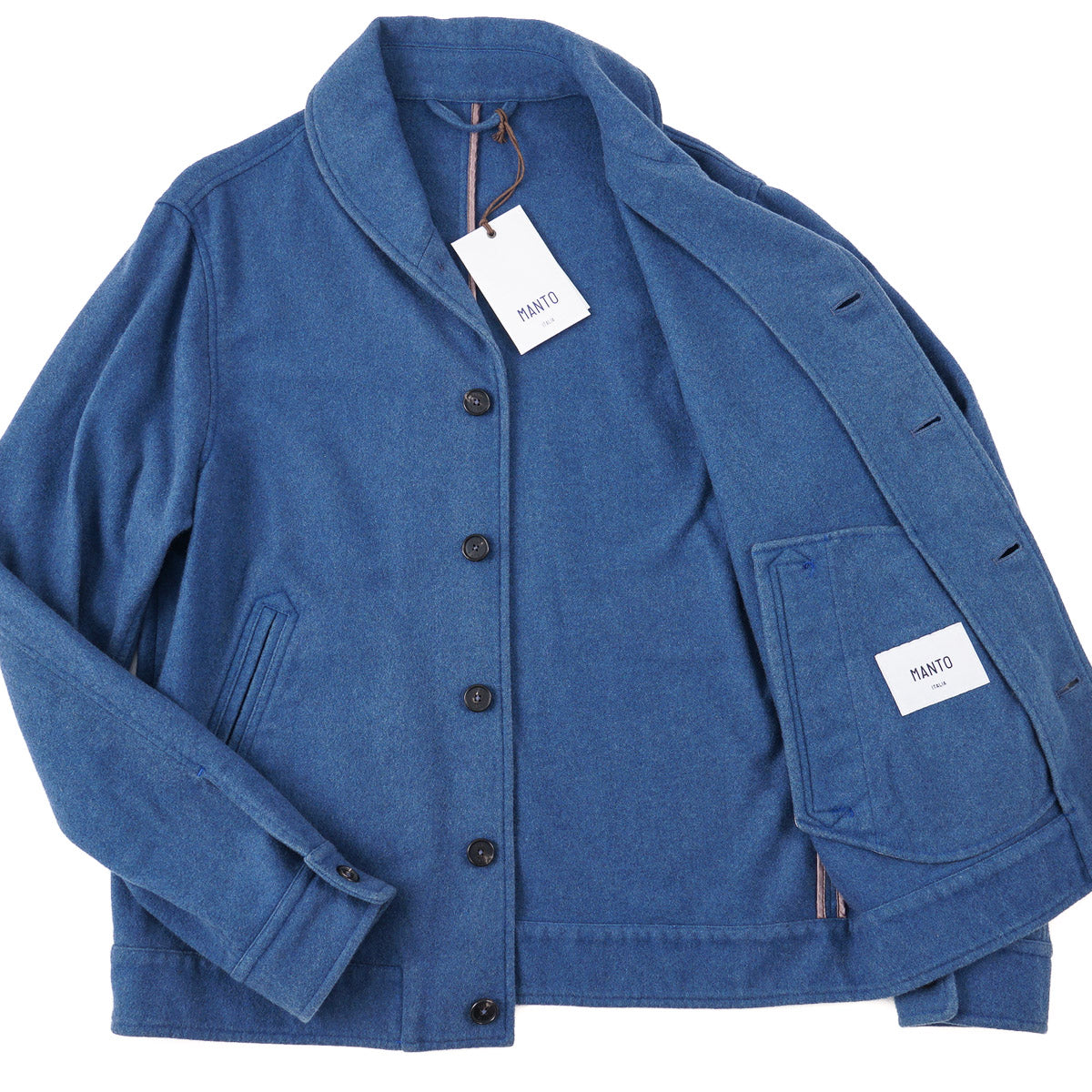 Manto Garment-Washed Cashmere Jacket