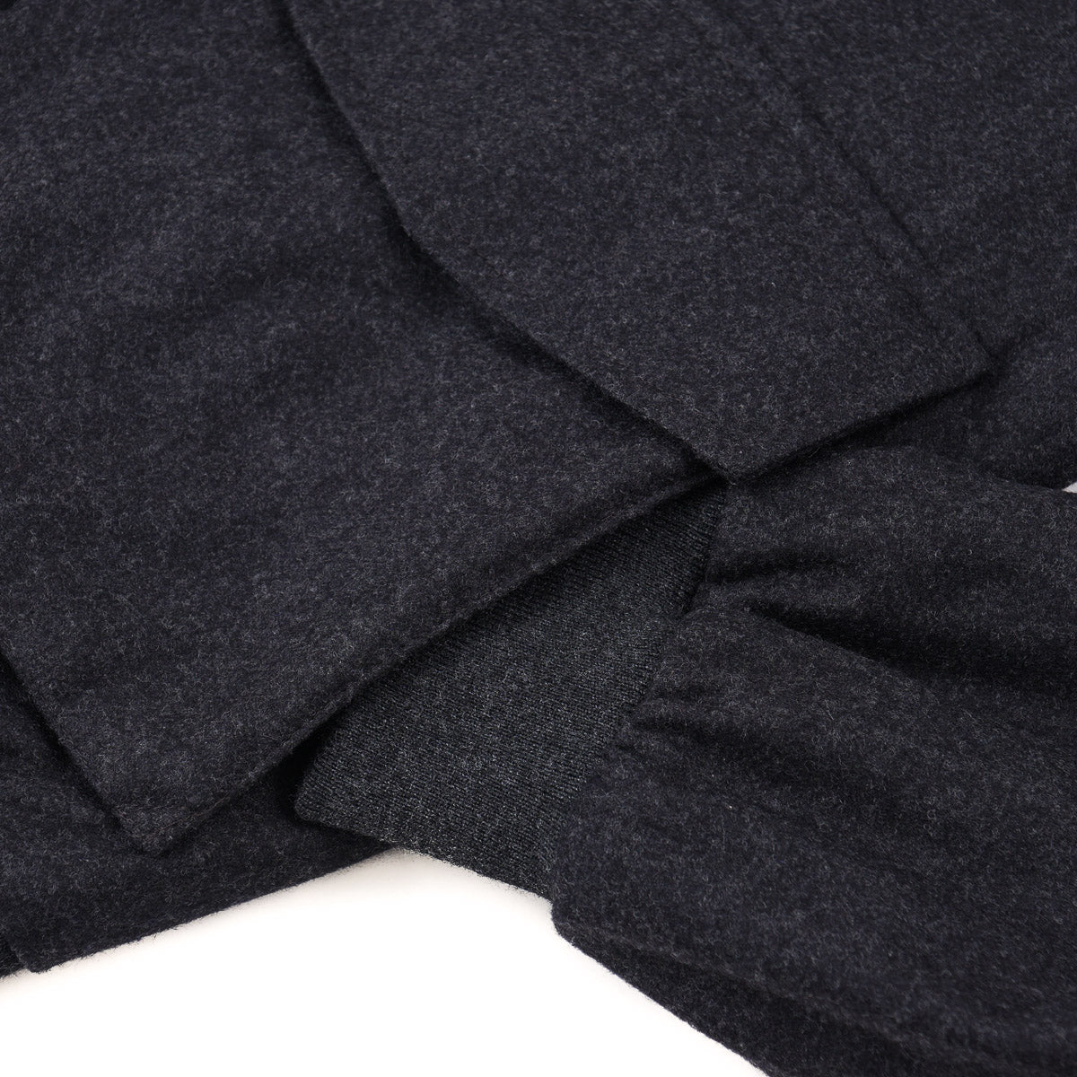 Boglioli Padded Flannel Wool Bomber Jacket