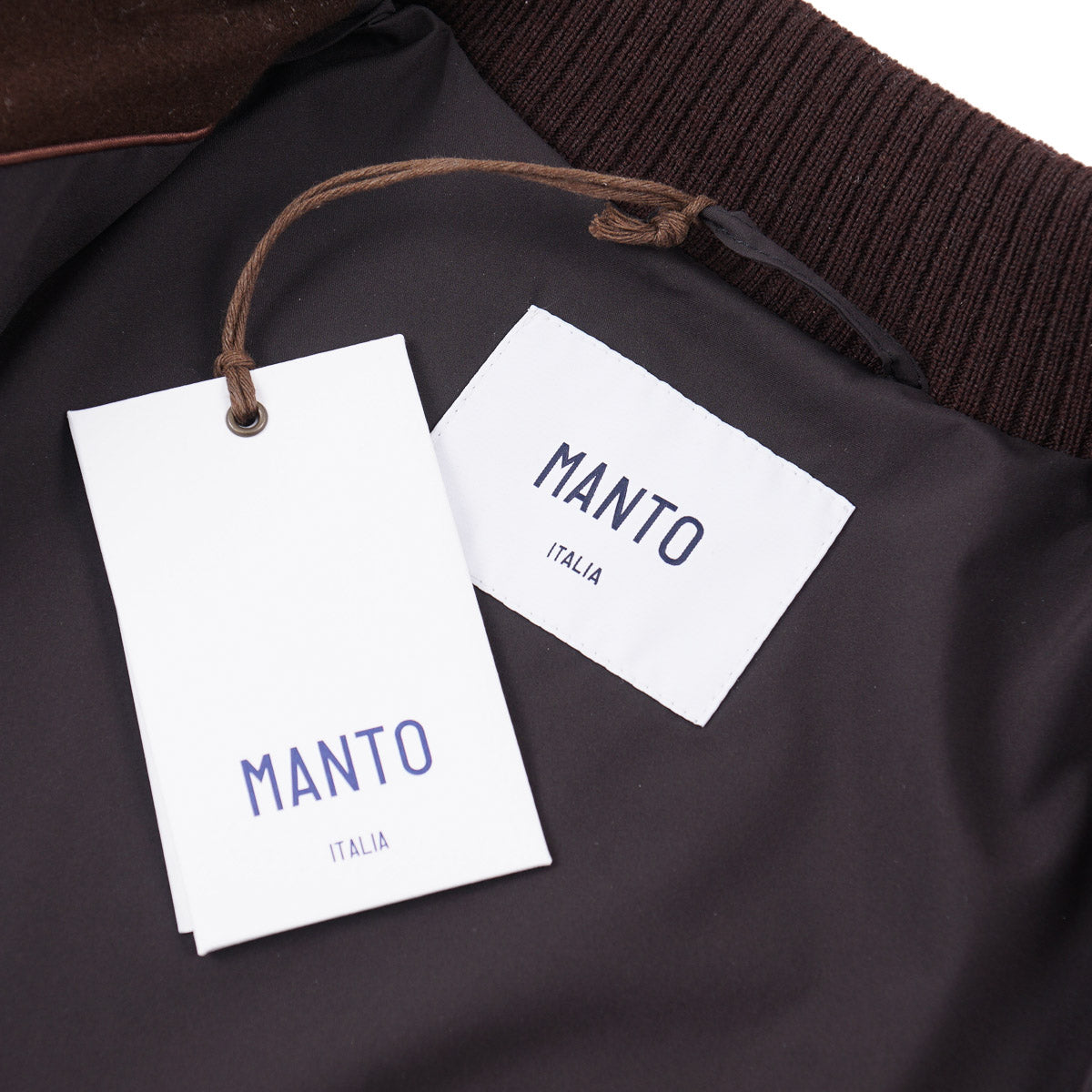 Manto Flannel Cashmere Bomber Jacket